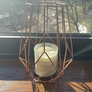 Madagascar Vanilla Scented Candle in Copper Holder
